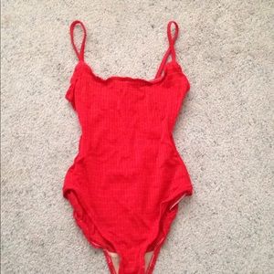 Vintage Cole of California Red Swimsuit